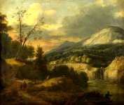 Roelant Roghman - A Mountainous Landscape
